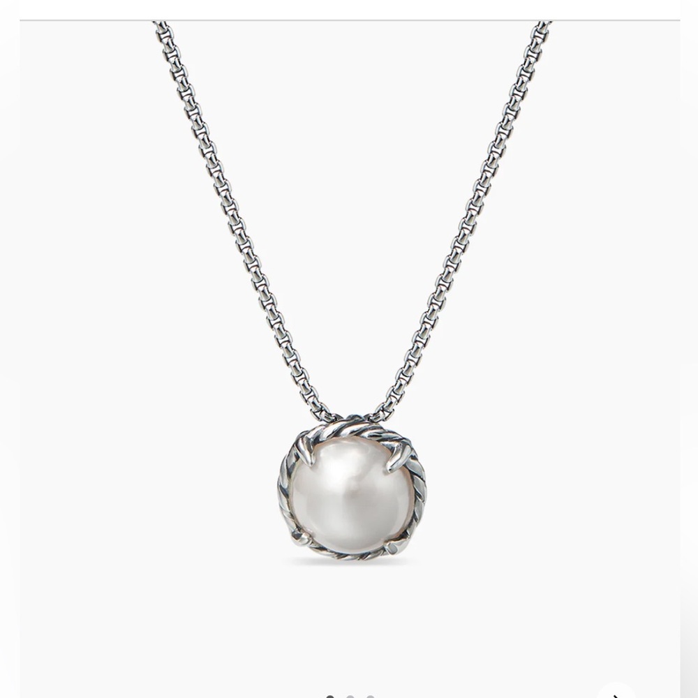 David Yurman Petite Chatelaine Pearl Necklace